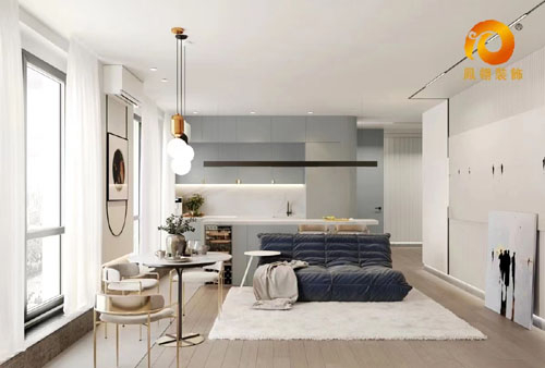 98平現代簡約裝修-云南今鳳翎建設（集團）有限公司